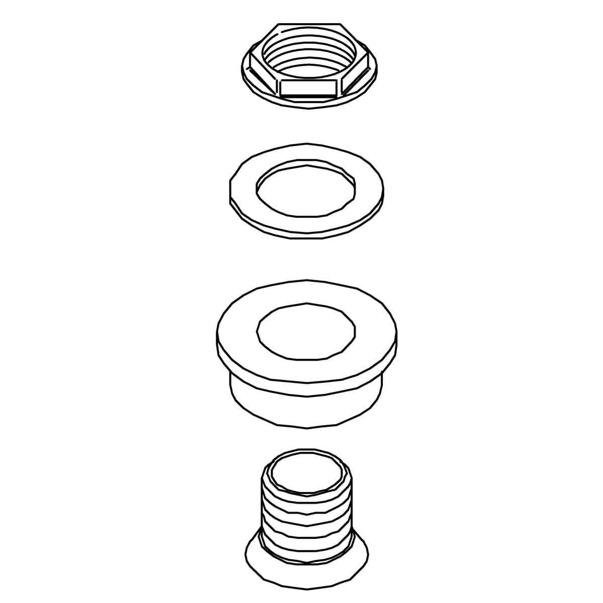 Spud Assembly, 1 1/4" by Kohler Genuine Parts