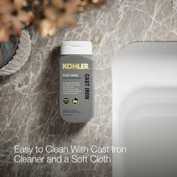 Kohler Glen FallsE 25'' top-/undermount single-bowl utility sink - White - image 4