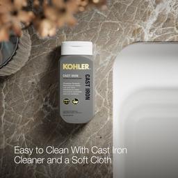 Kohler Glen FallsE 25'' top-/undermount single-bowl utility sink - White - image 4