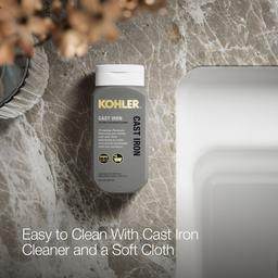 Kohler Park FallsE 21'' top-/undermount single-bowl utility sink - White - image 4