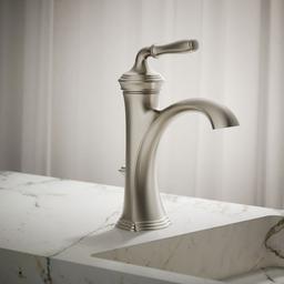 Kohler Devonshire Single-handle bathroom sink faucet, 1.2 gpm - Vibrant Brushed Nickel - image 2