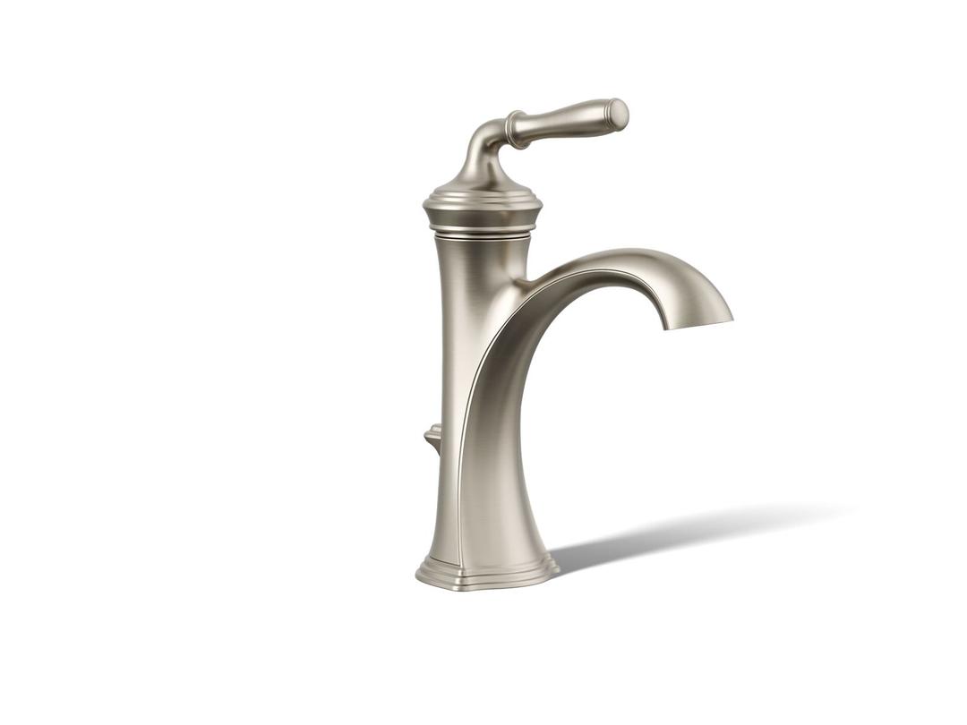 Kohler Devonshire Single-handle bathroom sink faucet, 1.2 gpm - Vibrant Brushed Nickel by Kohler