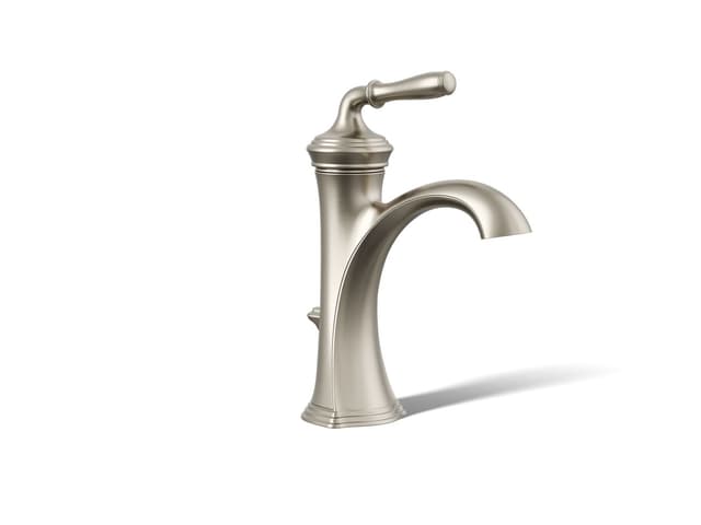 Kohler Devonshire Single-handle bathroom sink faucet, 1.2 gpm - Vibrant Brushed Nickel