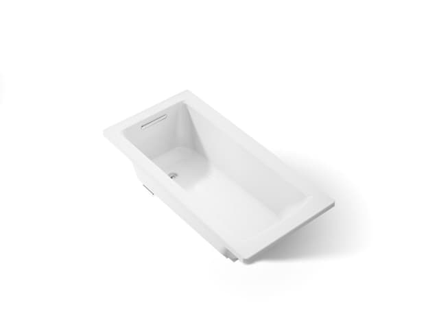 Kohler Archer 60'' x 30'' alcove bath, left drain - Black