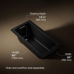 Archer 60'' x 30'' drop-in bath - image 3