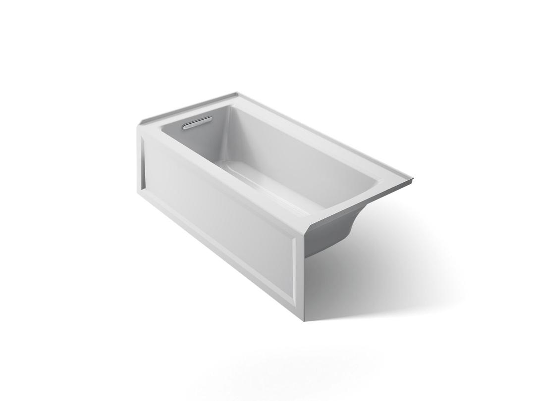 Archer 60'' x 30'' alcove bath, left drain by Kohler