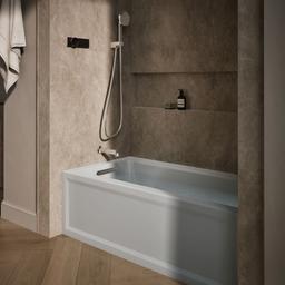 Archer 60'' x 30'' alcove bath with Bask heated surface, alcove left drain - image 2