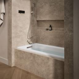 Archer 60'' x 30'' alcove bath with Bask heated surface, left drain - image 2