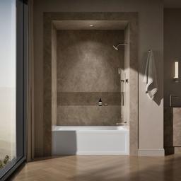 Archer 60'' x 30'' alcove bath right drain - image 4