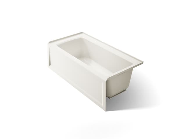 Kohler Archer 60'' x 30'' alcove bath right drain - Biscuit