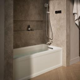 Archer 60'' x 30'' alcove bath with Bask heated surface, right drain - image 2