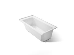 Archer 60'' x 30'' alcove bath with Bask heated surface, right drain - image 1