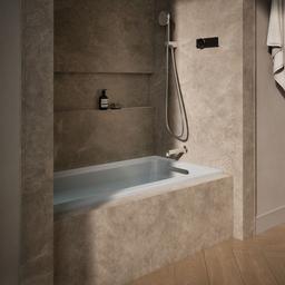 Archer 60'' x 30'' alcove bath with Bask heated surface, right drain - image 2