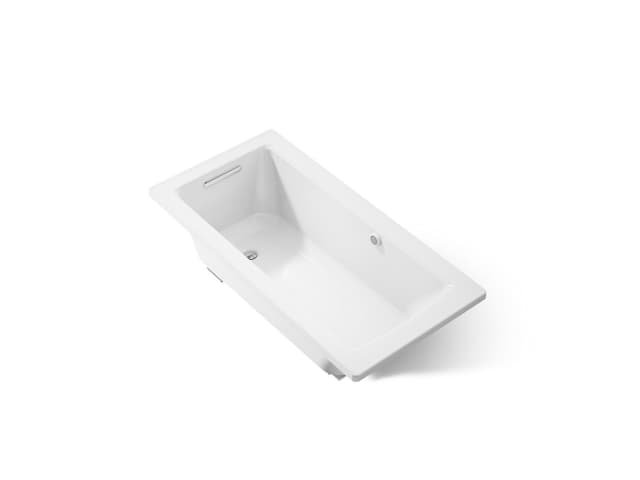 Kohler Archer 60'' x 30'' drop-in bath with Bask heated surface - White