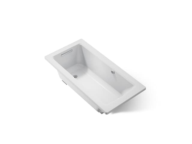 Kohler Archer 60'' x 30'' drop-in bath with Bask heated surface - Ice Grey