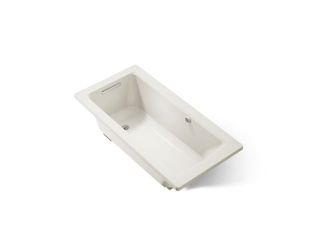Kohler Archer 60'' x 30'' drop-in bath with Bask heated surface - Biscuit