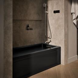 Archer 60'' x 30'' alcove Heated BubbleMassageE air bath, right drain - image 2