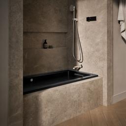 Archer 60'' x 30'' alcove Heated BubbleMassageE air bath with Bask heated surface, right drain - image 2