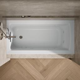 Archer 60'' x 30'' alcove heated whirlpool bath, left drain - image 6