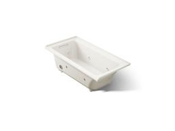 Archer 60'' x 30'' alcove heated whirlpool bath, left drain - image 1
