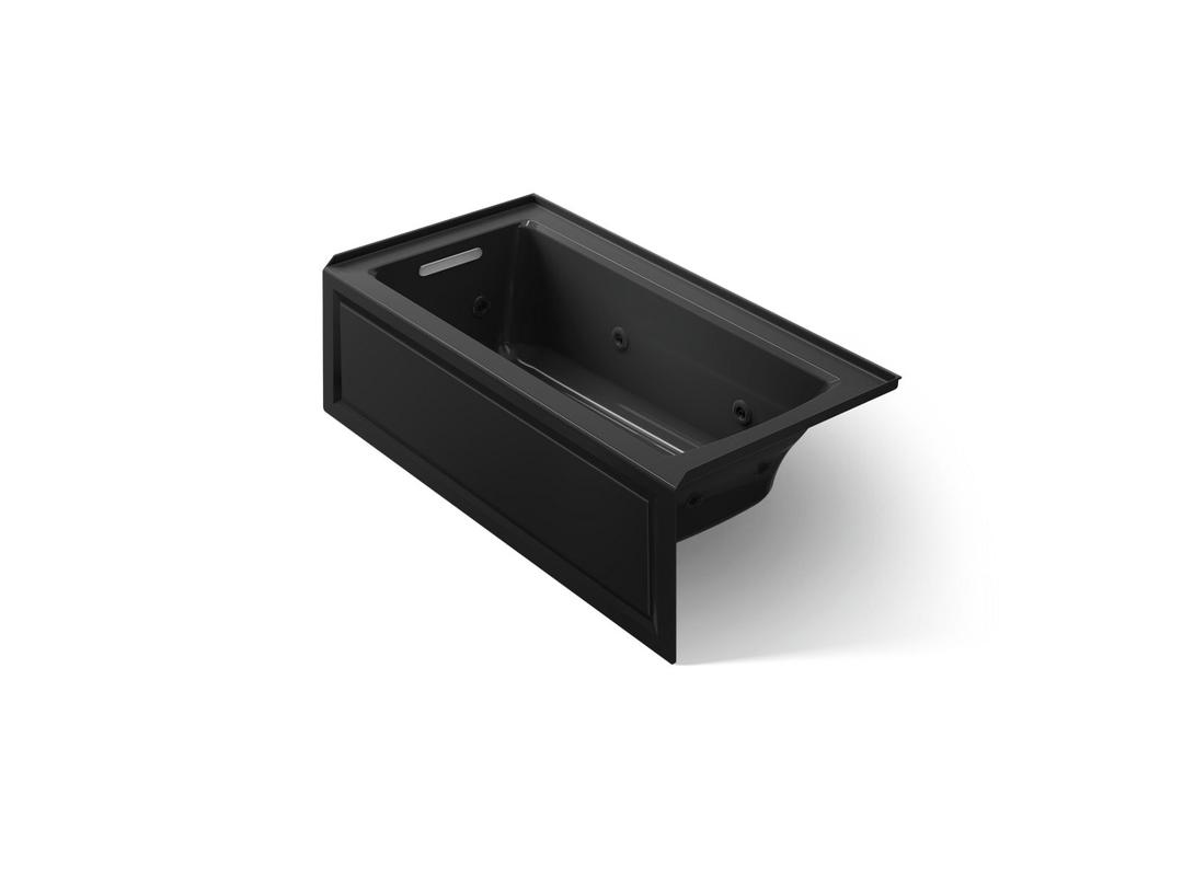 Archer 60'' x 30'' alcove heated whirlpool bath, left drain by Kohler