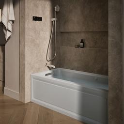 Archer 60'' x 30'' alcove Heated BubbleMassageE air bath and whirlpool, left drain - image 2