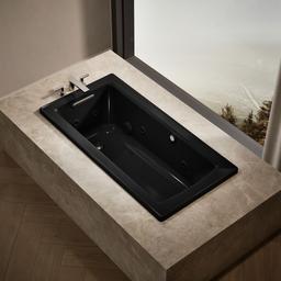 Archer 60'' x 30'' drop-in Heated BubbleMassageE air bath with whirlpool - image 2