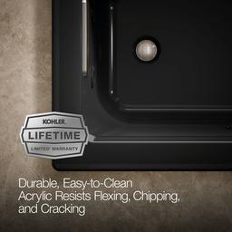 Archer 60'' x 30'' drop-in Heated BubbleMassageE air bath with whirlpool - image 8