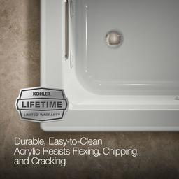 Archer 60'' x 30'' drop-in Heated BubbleMassageE air bath with whirlpool - image 8