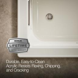 Archer 60'' x 30'' drop-in Heated BubbleMassageE air bath with whirlpool - image 8