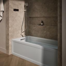 Archer 66'' x 32'' alcove bath, left drain - image 2
