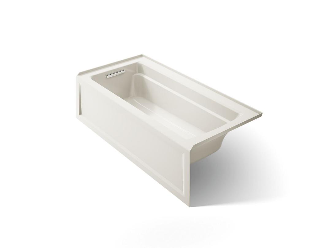 Archer 66'' x 32'' alcove bath, left drain by Kohler