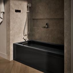 Archer 66'' x 32'' alcove Heated BubbleMassageE air bath, left drain - image 2