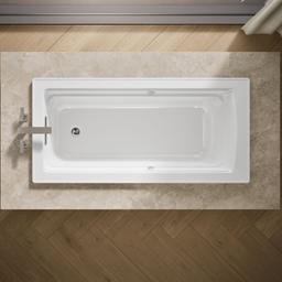 Archer 66'' x 32'' drop-in Heated BubbleMassageE air bath with Bask heated surface - image 6