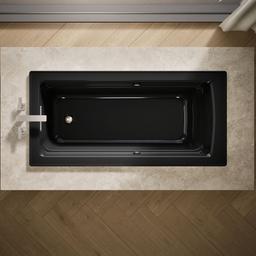 Archer 66'' x 32'' drop-in Heated BubbleMassageE air bath with Bask heated surface - image 6