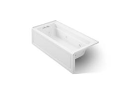 Archer 66'' x 32'' integral apron whirlpool with integral flange and left-hand drain - image 1
