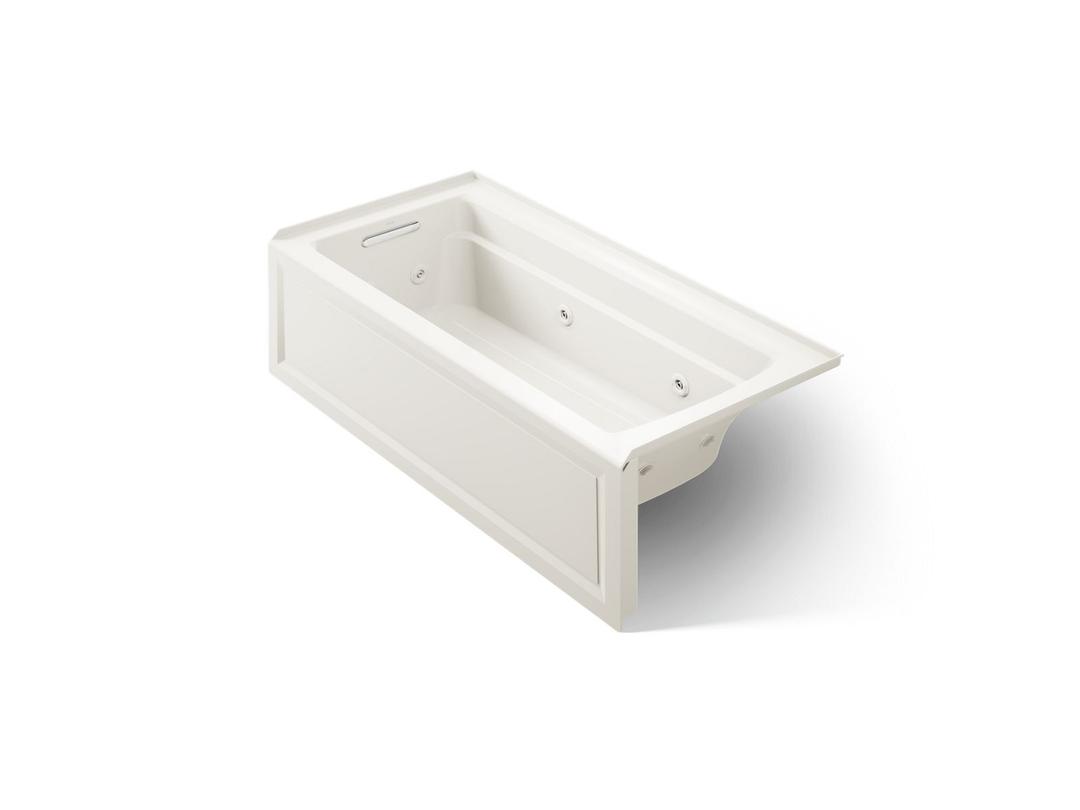 Archer 66'' x 32'' alcove heated whirlpool, left hand by Kohler