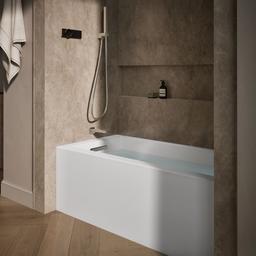 Kohler Underscore 60'' x 30'' alcove bath, left drain - White - image 2
