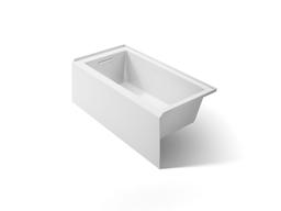 Kohler Underscore 60'' x 30'' alcove bath, left drain - White - image 1