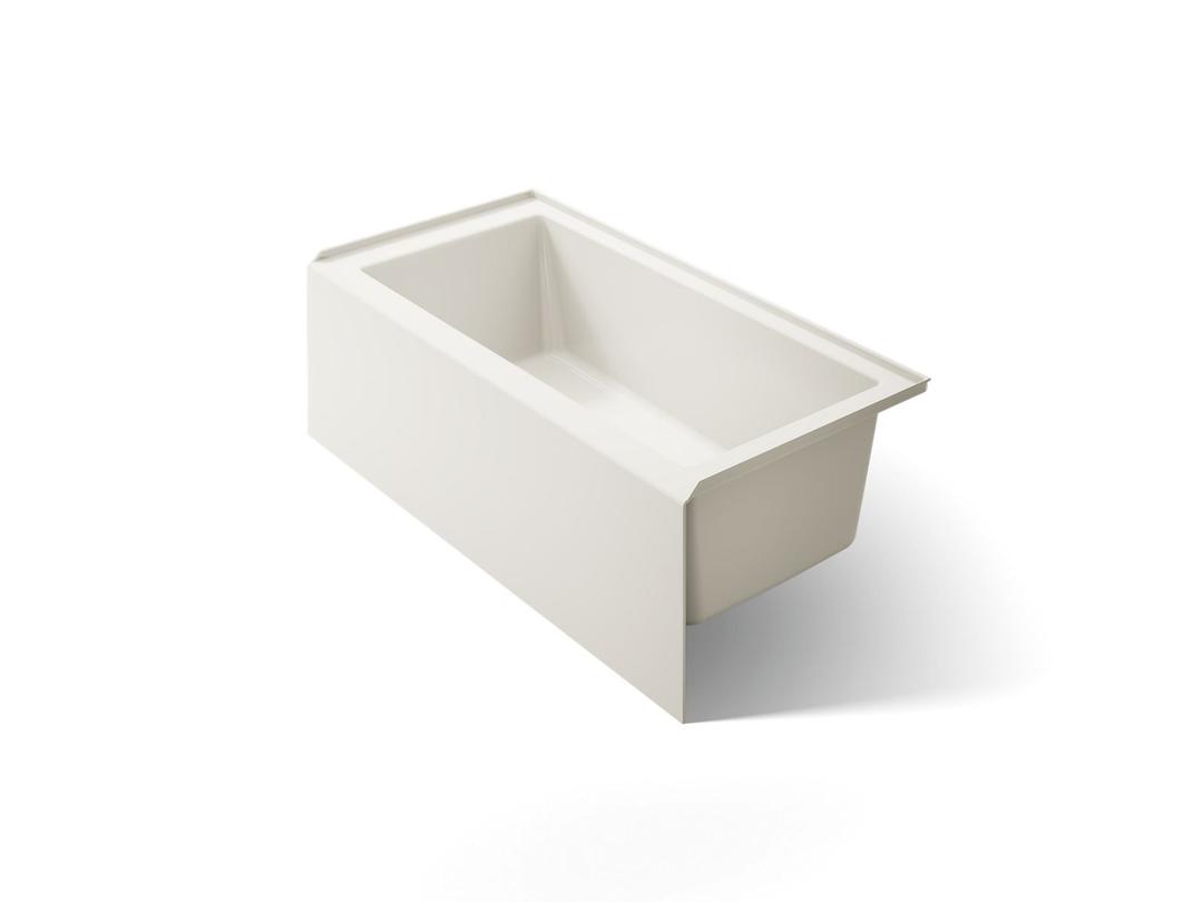 Kohler Underscore 60'' x 30'' alcove bath right drain - Biscuit by Kohler