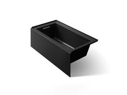 Kohler Underscore 60'' x 32'' alcove bath, left drain - Black - image 1