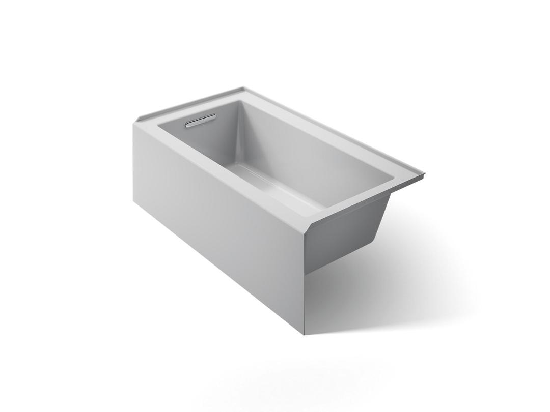 Kohler Underscore 60'' x 32'' alcove bath, left drain - Ice Grey by Kohler