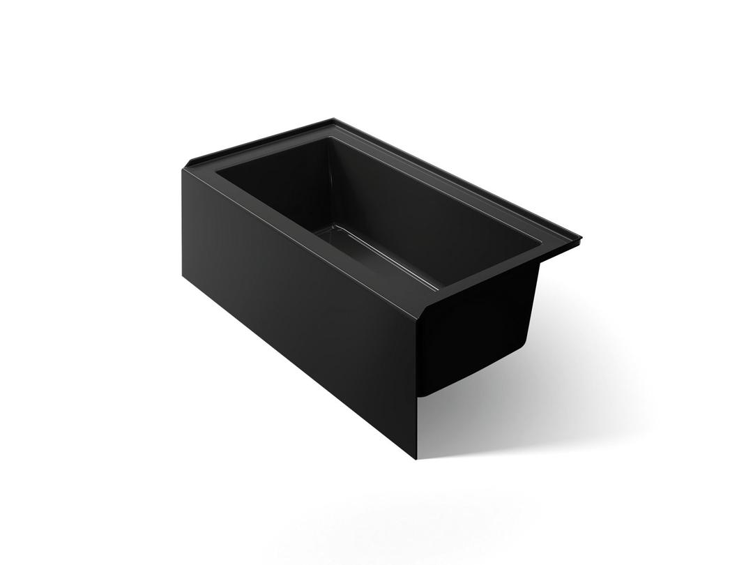 Kohler Underscore 60'' x 32'' alcove bath right drain - Black by Kohler