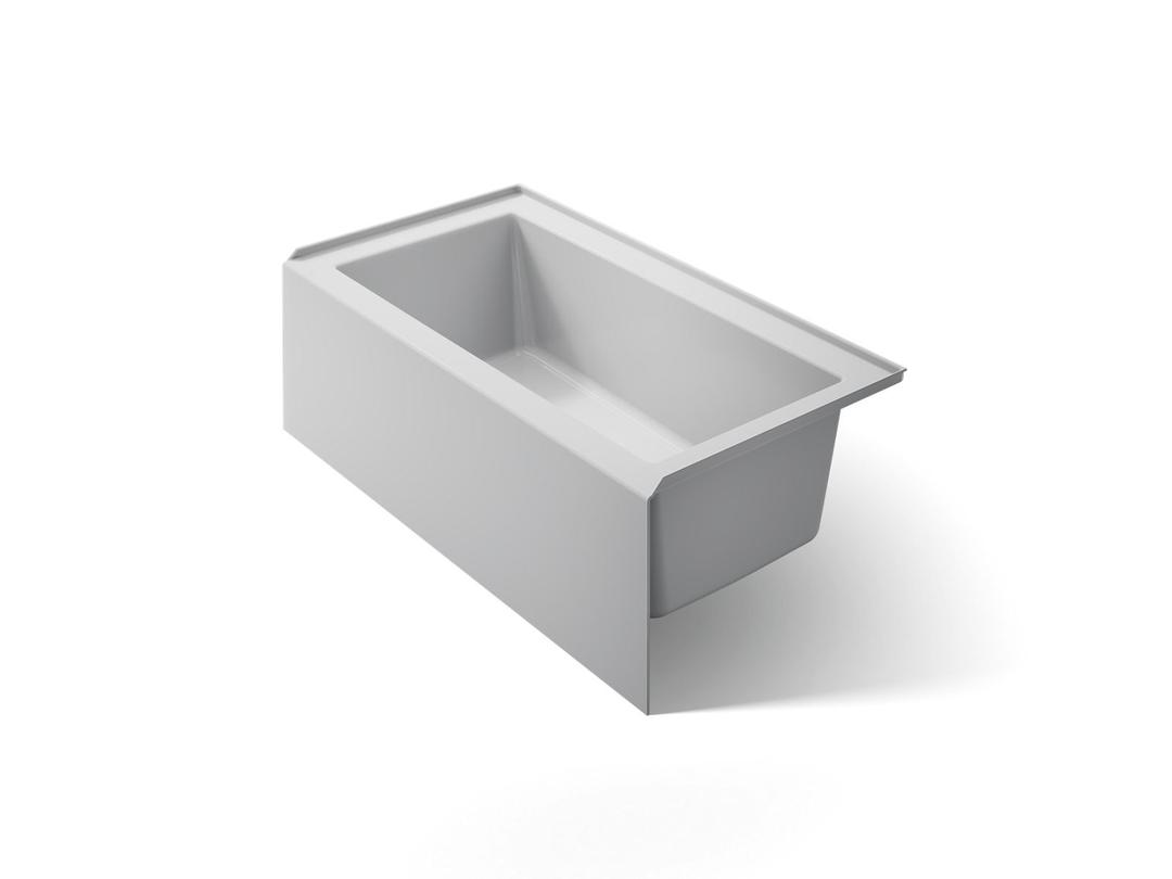 Kohler Underscore 60'' x 32'' alcove bath right drain - Ice Grey by Kohler
