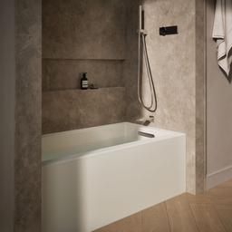 Kohler Underscore 60'' x 32'' alcove bath right drain - Biscuit - image 2