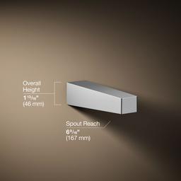 Kohler Honesty Wall-mount bath spout - Polished Chrome - image 3