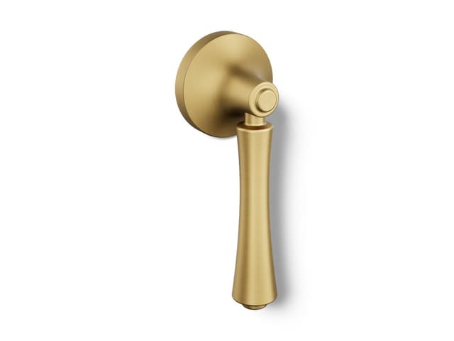 Kohler Corbelle Left-hand trip lever - Vibrant Brushed Moderne Brass