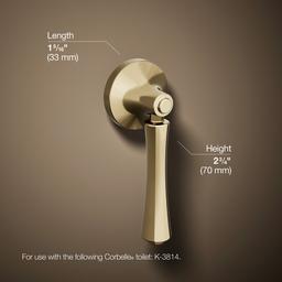 Kohler Corbelle Left-hand trip lever - Vibrant French Gold - image 2