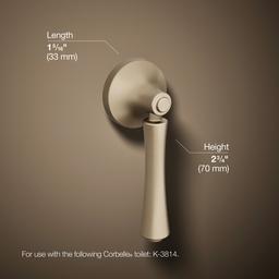 Kohler Corbelle Left-hand trip lever - Vibrant Brushed Bronze - image 2