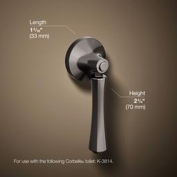 Kohler Corbelle Left-hand trip lever - Vibrant Titanium - image 2